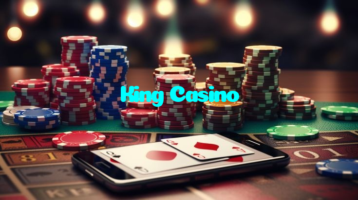 King Casino casino presented on mobile device in Pakistan with slots and live games